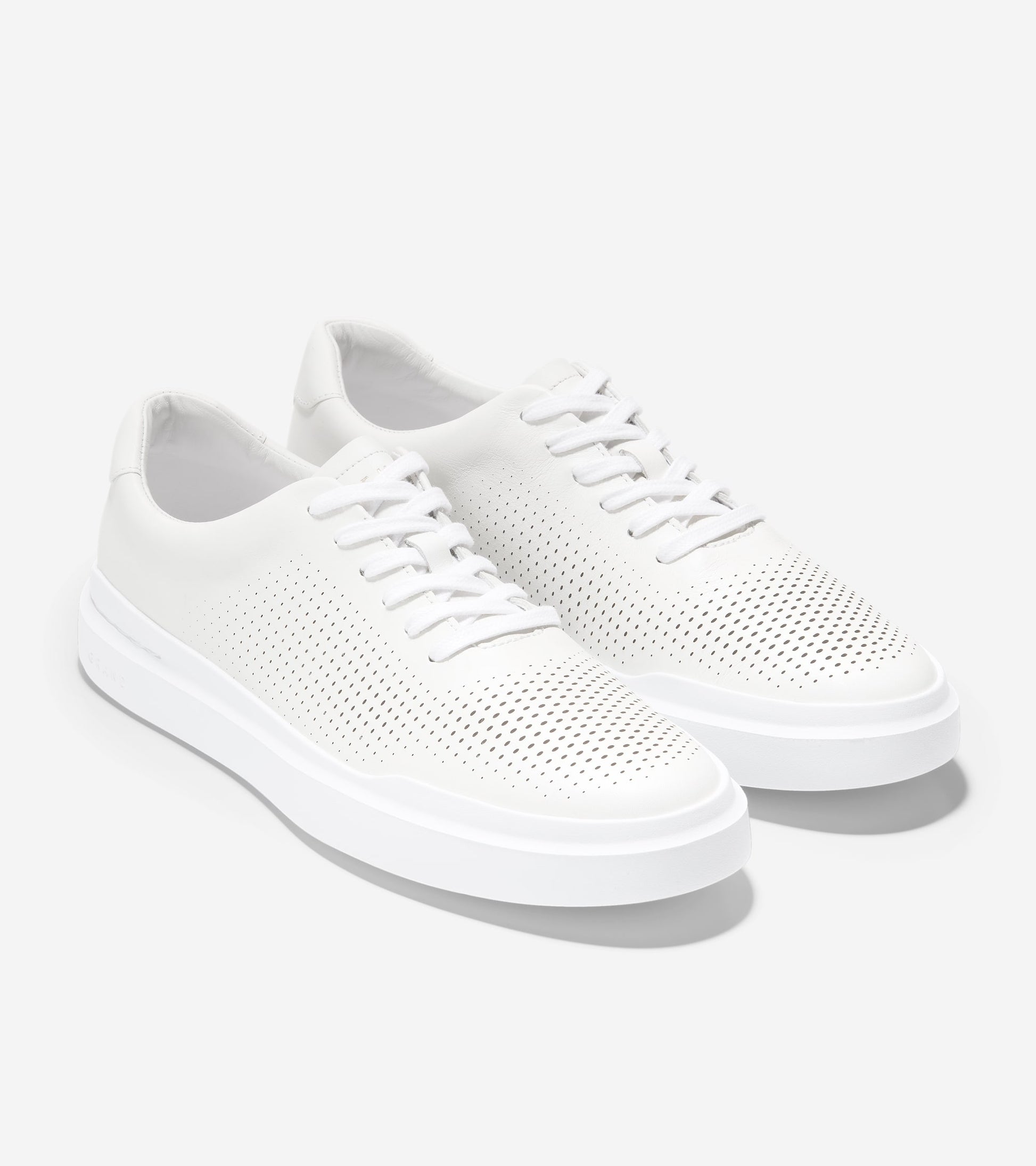 Men's GrandPrø Rally Laser Cut Sneakers-White