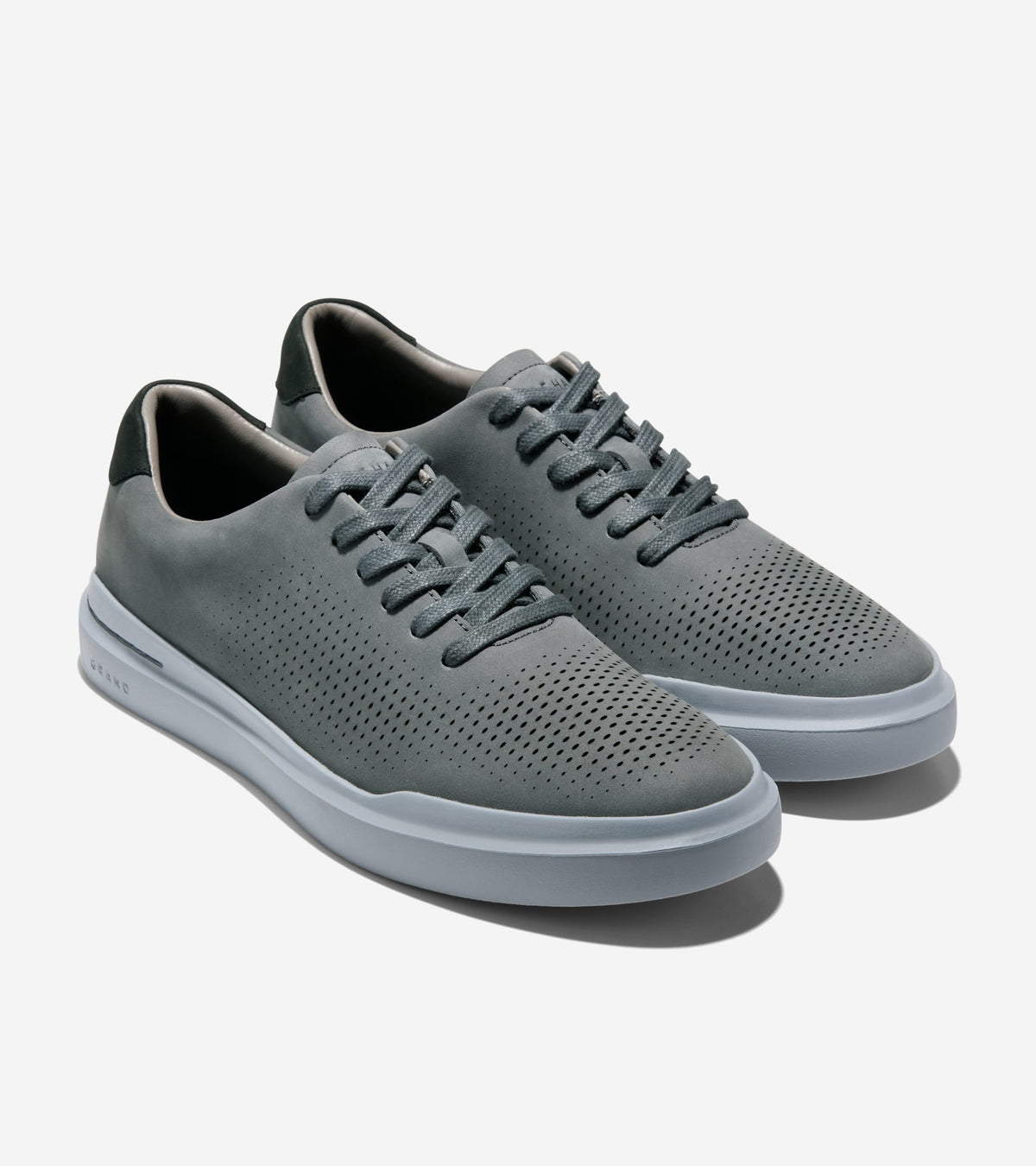 Men's GrandPrø Rally Laser Cut Sneakers-Turbulence-Black-Tradewinds