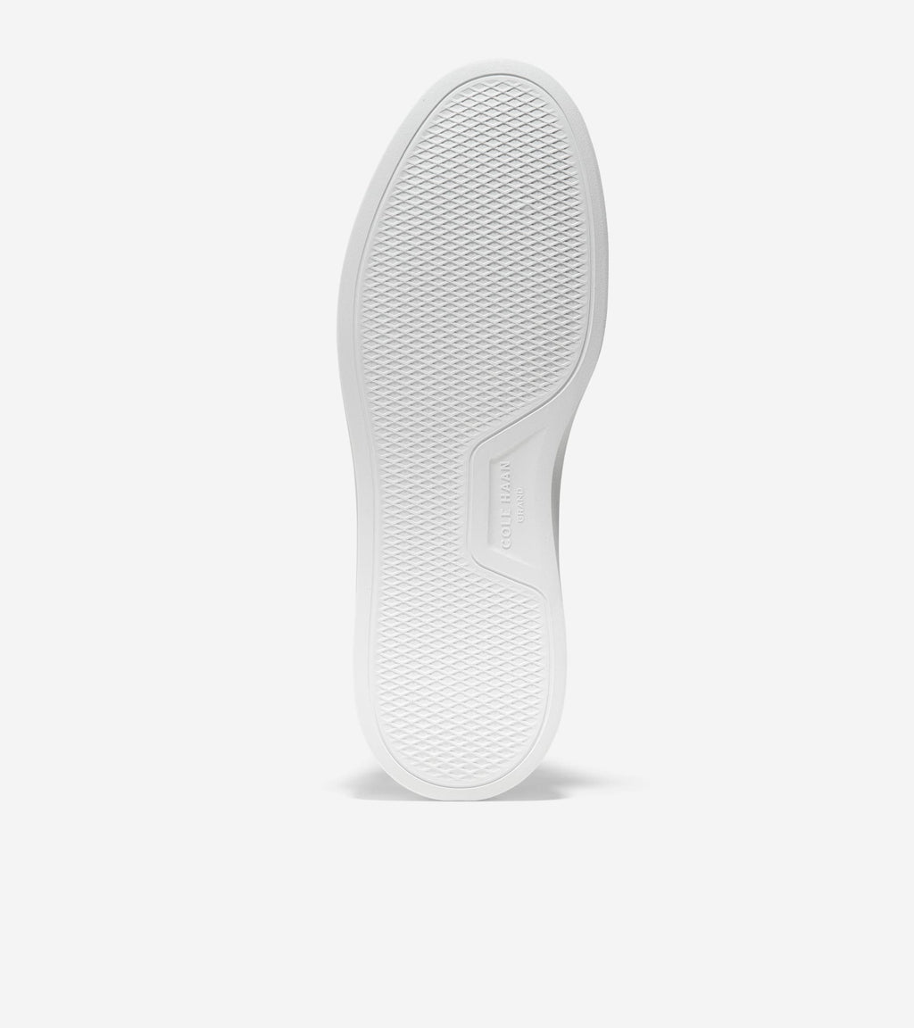 Men's GrandPrø Rally Laser Cut Sneakers-Ironstone-Optic White