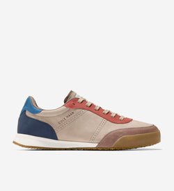 Men's GrandPrø Slimline Sneakers-Dark Latte-Redwood-True Blue