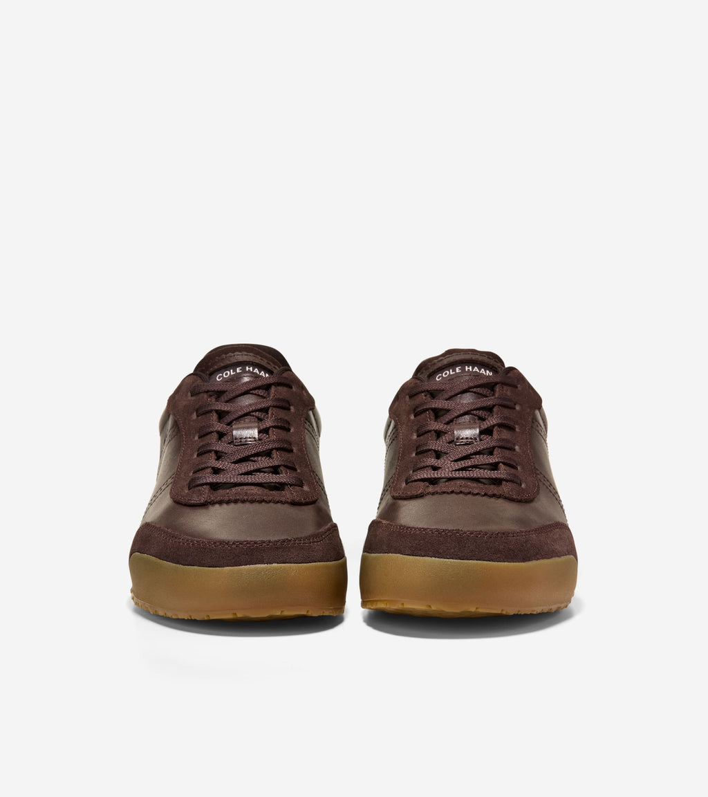 Men's GrandPrø Slimline Sneakers-Dark Chocolate-Ivory