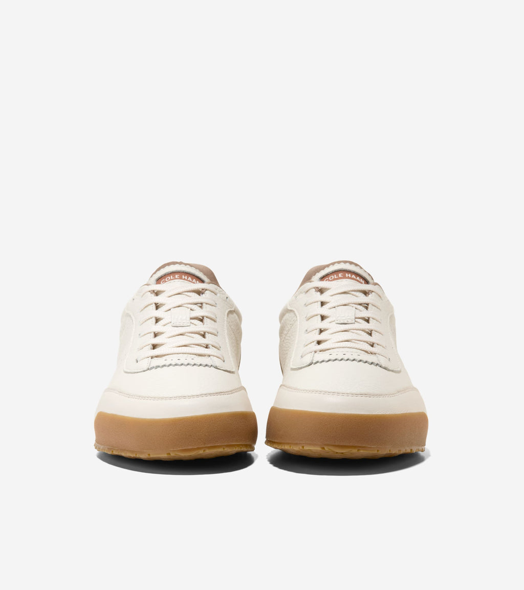 Men's GrandPrø Slimline Sneakers-Ivory-Tobacco