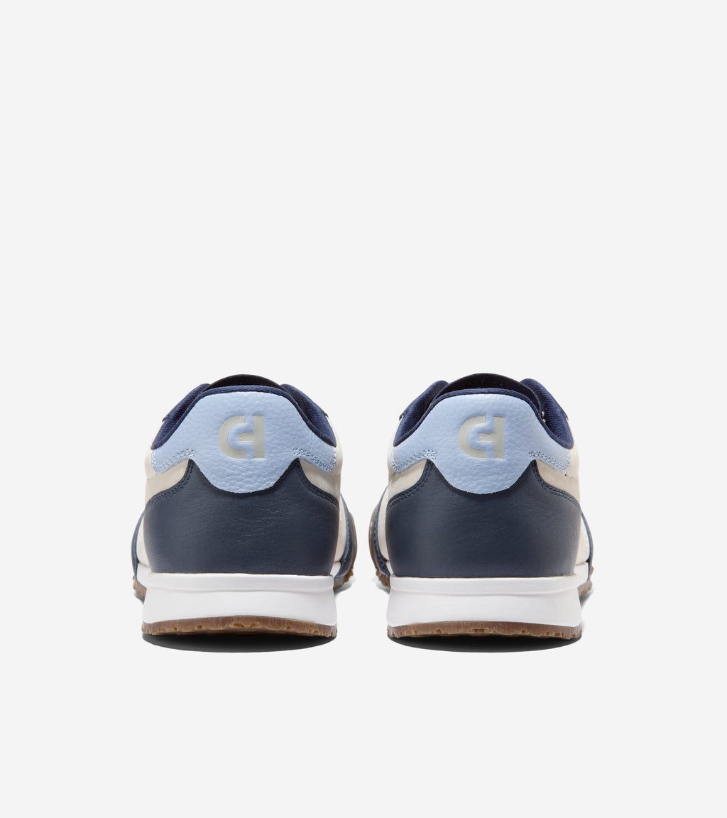Men's GrandPrø Slimline Sneakers-Pumice Stone-Navy Blazer-White