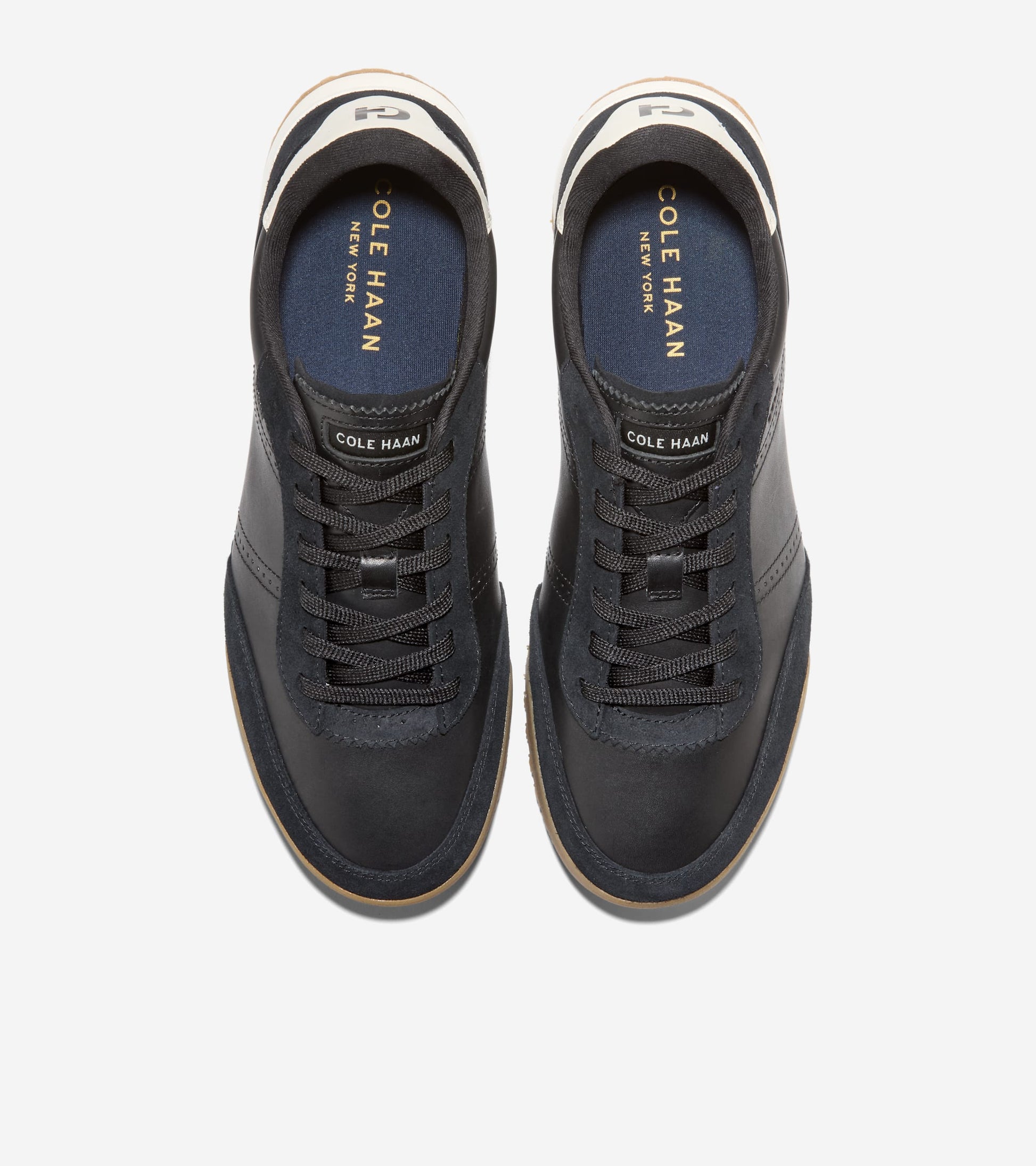 Men's GrandPrø Slimline Sneakers-Black-Ivory