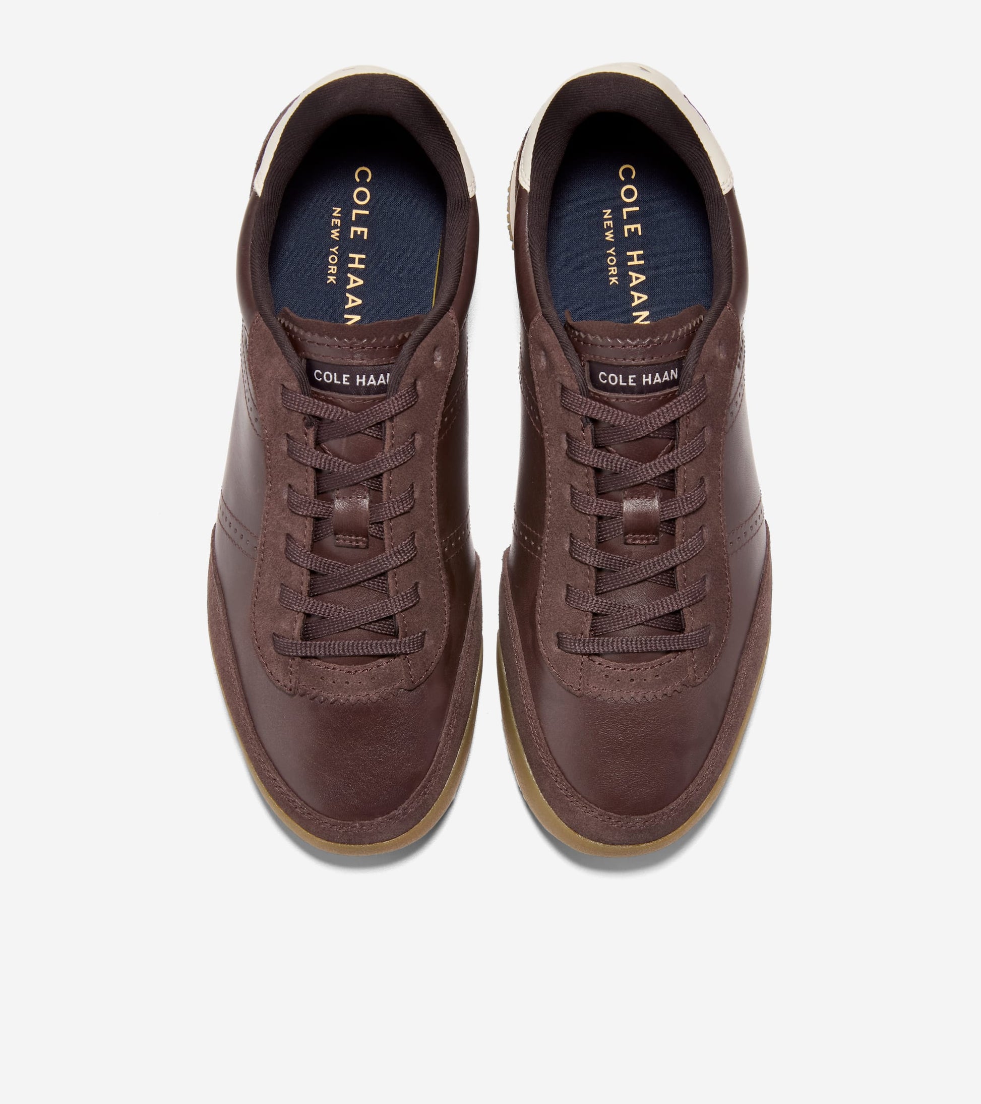 Men's GrandPrø Slimline Sneakers-Dark Chocolate-Ivory