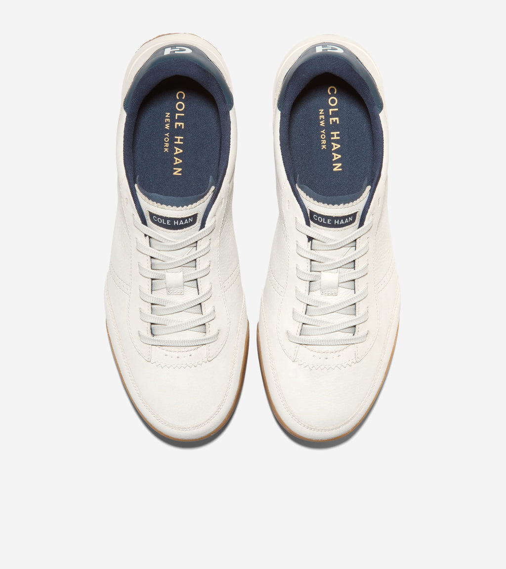 Men's GrandPrø Slimline Sneakers-Ivory-Silver Birch-Navy Blazer