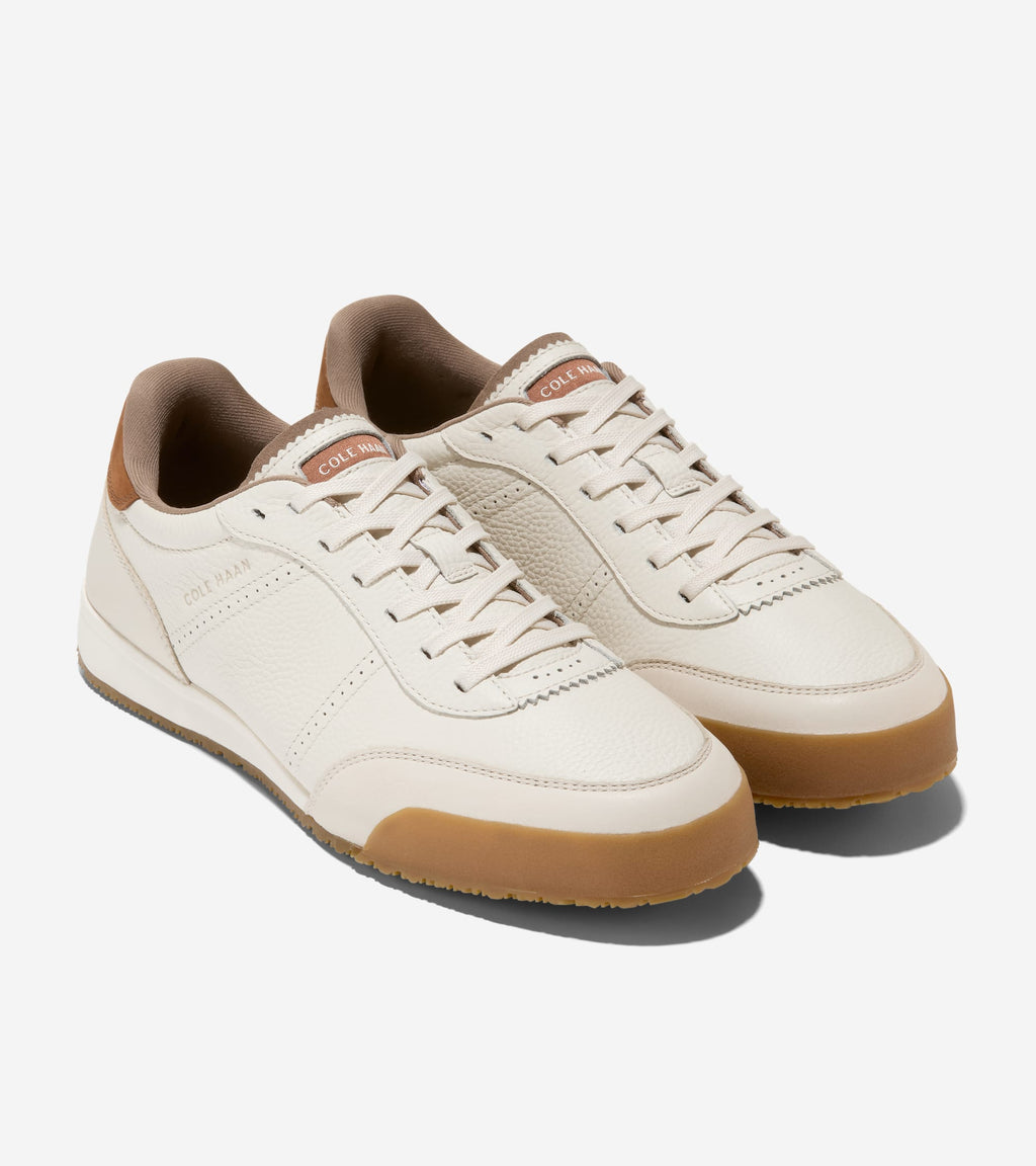 Men's GrandPrø Slimline Sneakers-Ivory-Tobacco