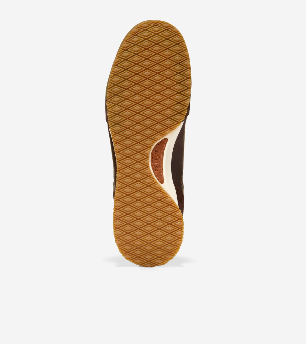 Men's GrandPrø Slimline Sneakers-Dark Chocolate-Ivory