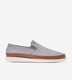Men's GrandPrø Strawspoint Twin Gore Loafers-Quiet Shade-Dark Sequoia-Ivory