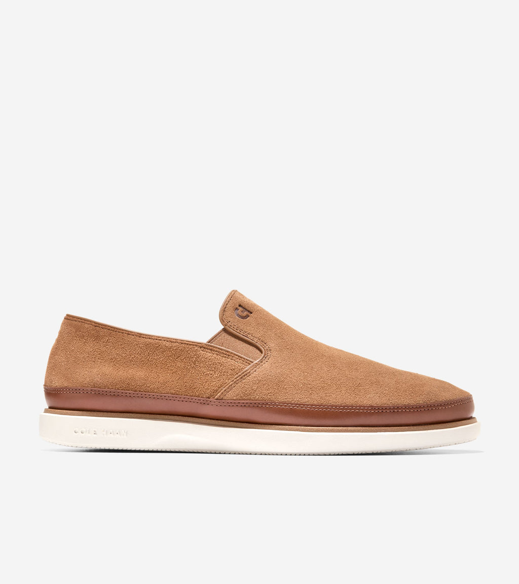 Men's GrandPrø Strawspoint Twin Gore Loafers-Golden Toffee-Dark Sequoia