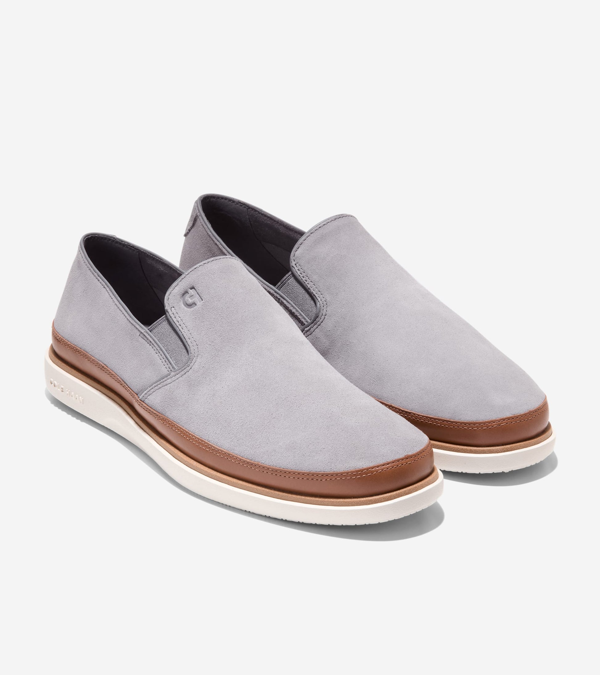 Men's GrandPrø Strawspoint Twin Gore Loafers-Quiet Shade-Dark Sequoia-Ivory
