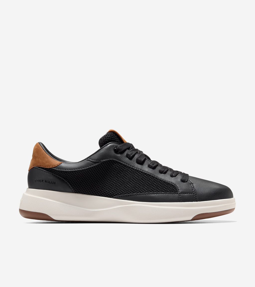 Men's GrandPrø Tennis Sneakers 2.0-Black-New Caramel-Ivory