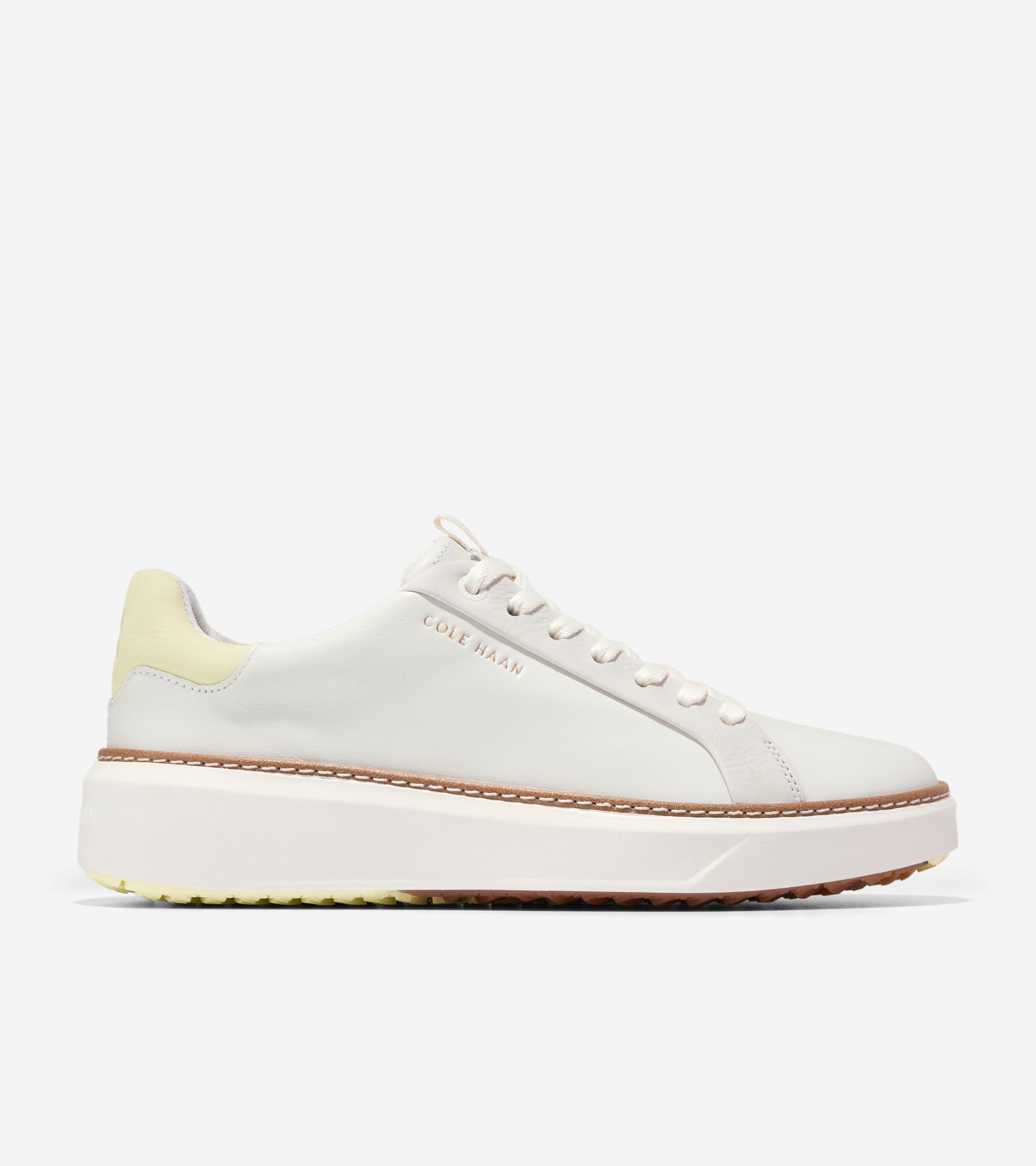 Women's GrandPrø Topspin Waterproof Golf Shoes in White | Cole Haan Women's GrandPrø Topspin Waterproof Golf Shoes in White | Cole Haan