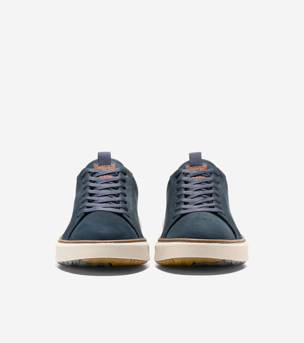 Men's GrandPrø Topspin Golf Shoes-Navy Blazer-New Caramel-Ivory