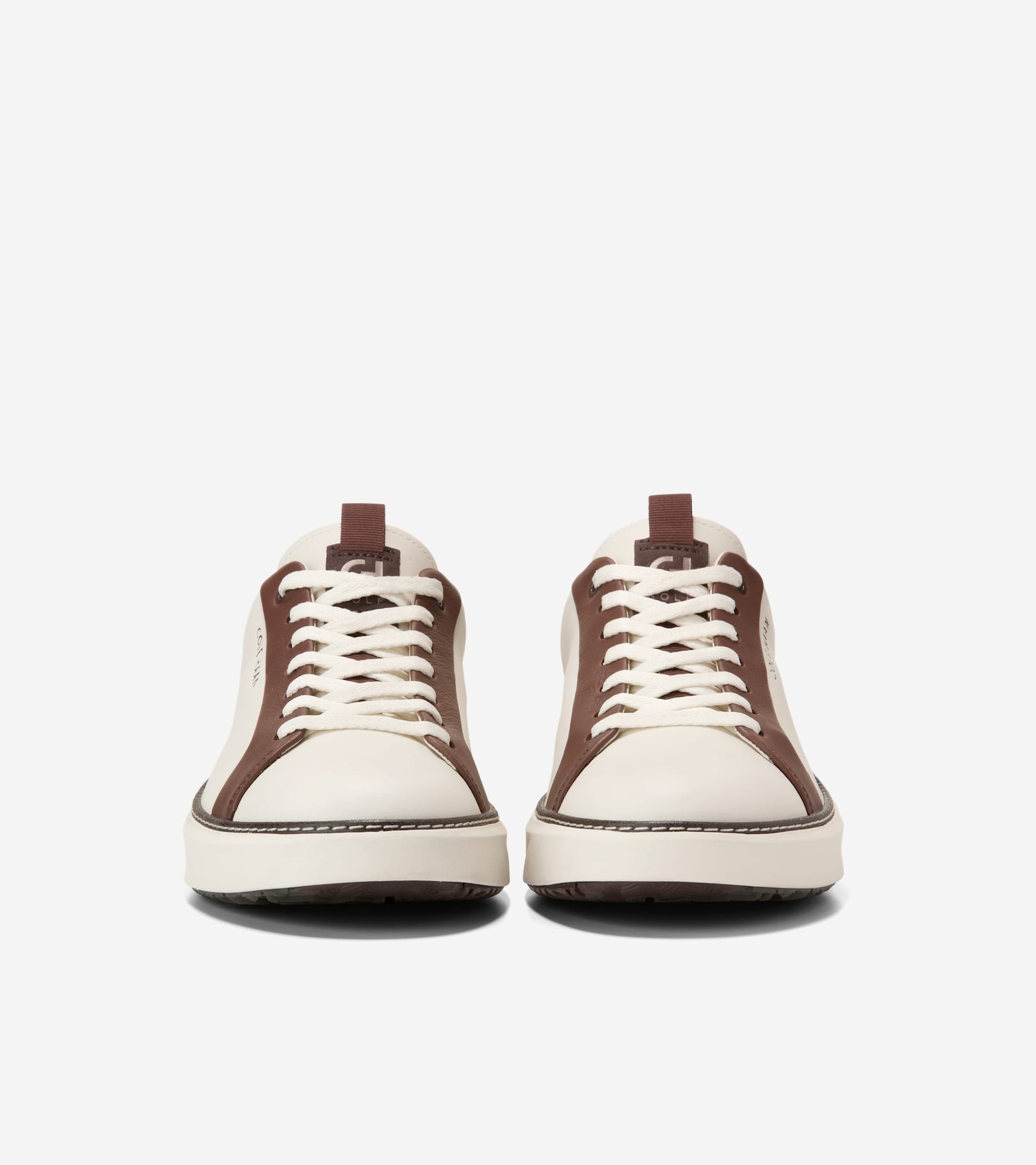 Men's GrandPrø Topspin Golf Shoes-Ivory-Chestnut