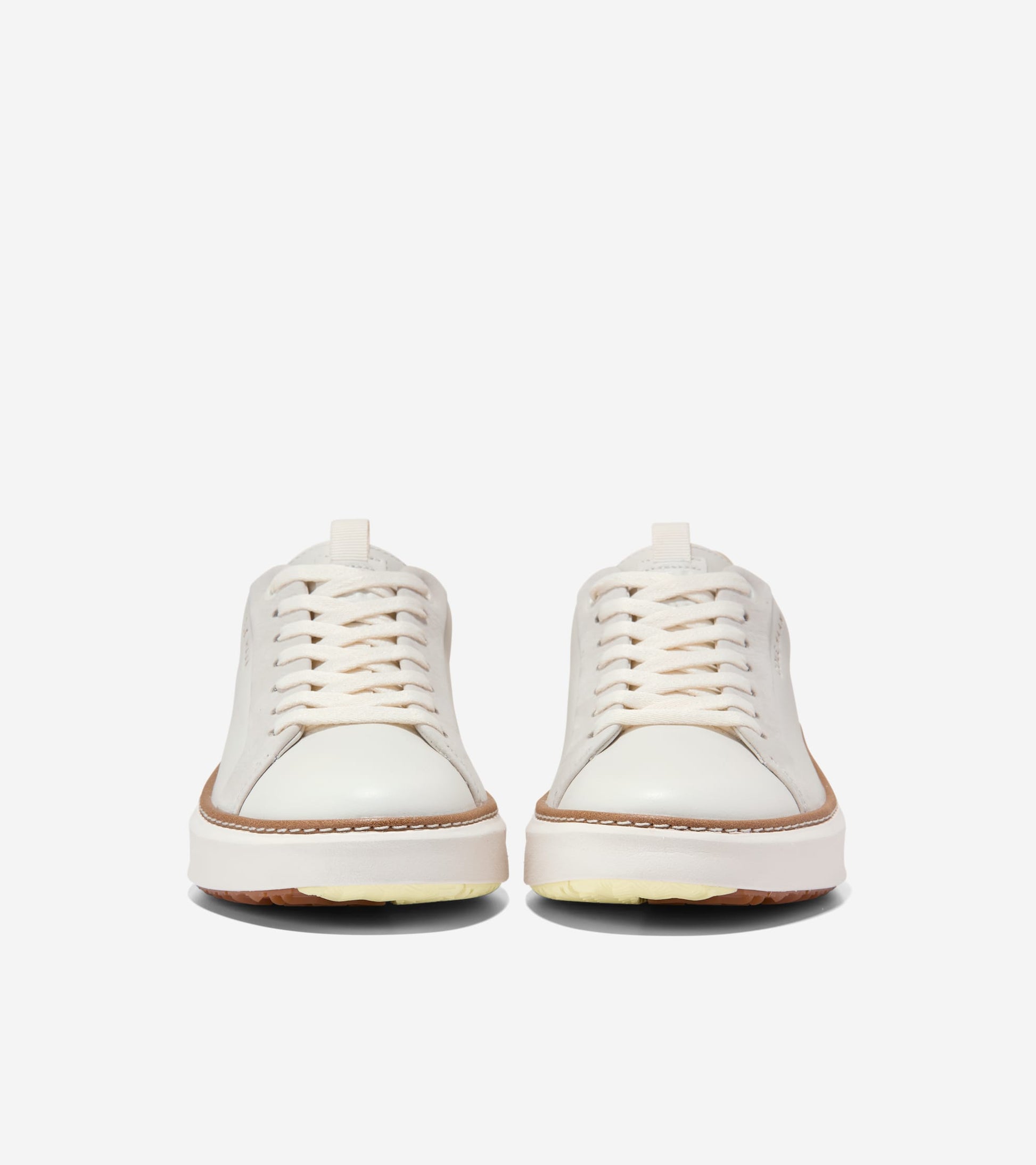 Women's GrandPrø Topspin Golf Shoes-Powder-Wax Yellow-Silver Birch