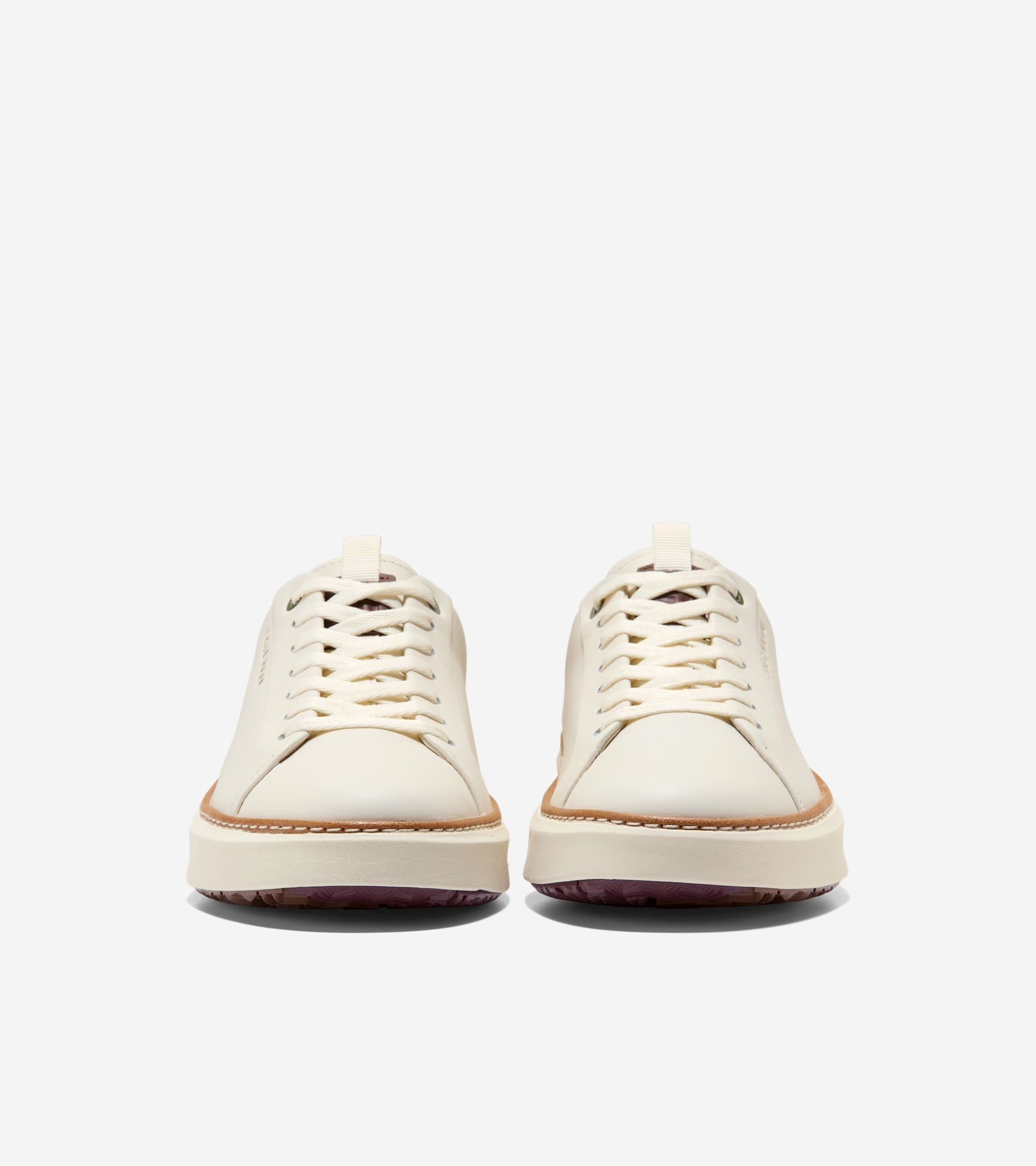 Women's GrandPrø Topspin Golf Shoes-Ivory-Bloodstone-Fondue Fudge