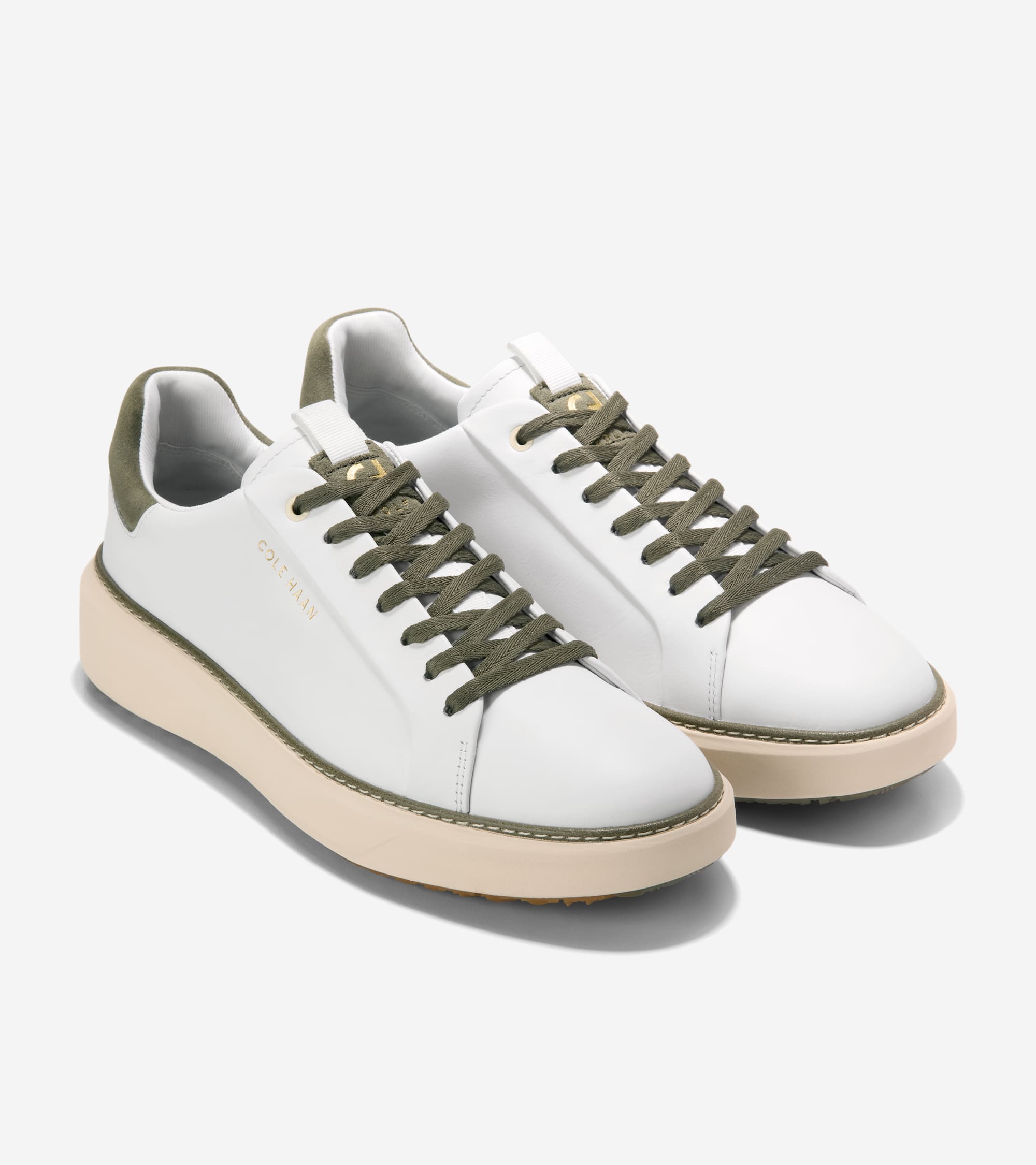 Men's GrandPrø Topspin Waterproof Golf Shoes in White | Cole Haan