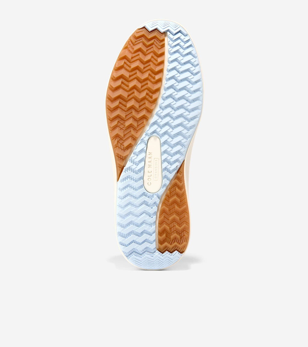 Women's GrandPrø Topspin Waterproof Golf Shoes-Ivory-Biscuit-Skyway