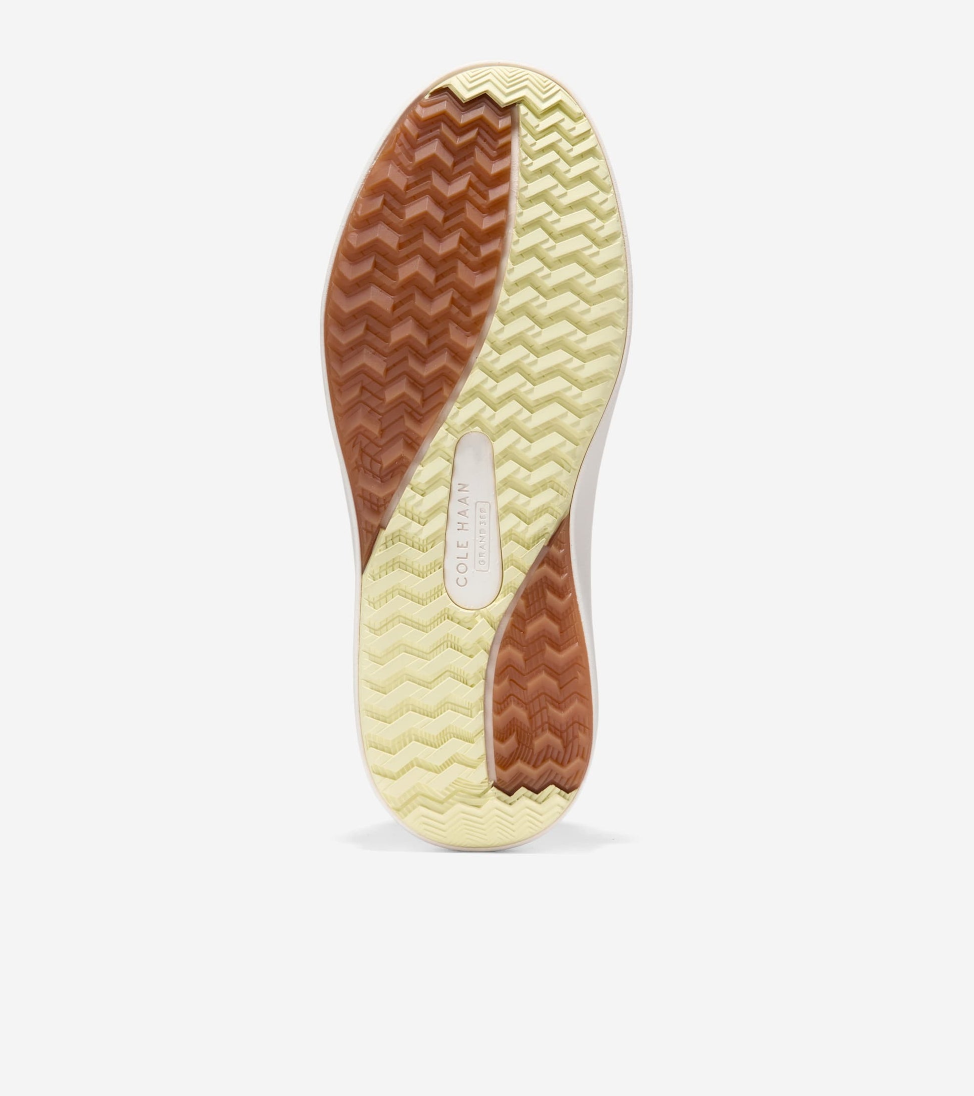 Women's GrandPrø Topspin Golf Shoes-Powder-Wax Yellow-Silver Birch