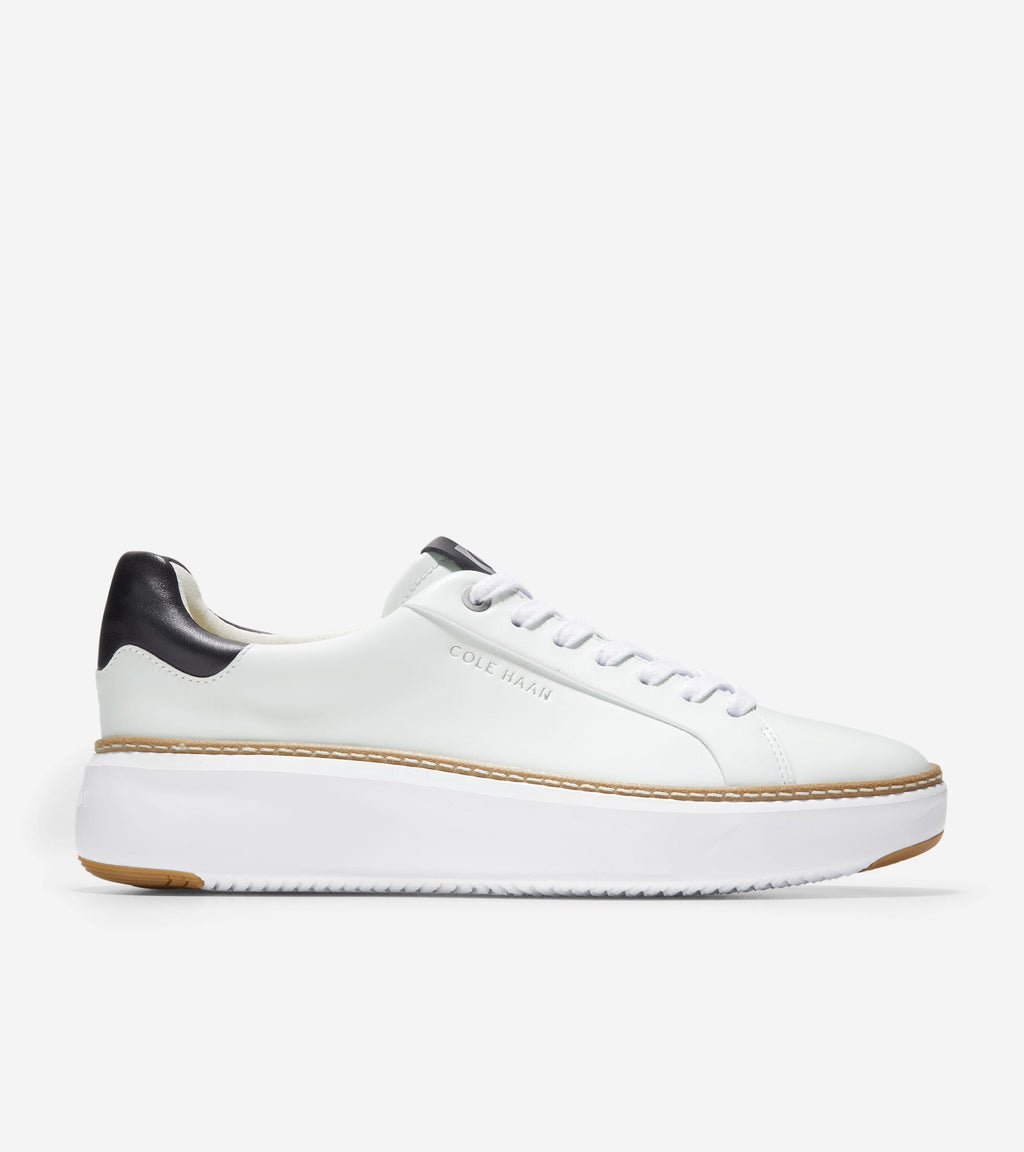 Women's GrandPrø Topspin Sneakers-Ivory-Black