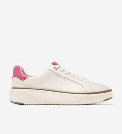 Women's GrandPrø Topspin Sneakers-Ivory-Rose Wine