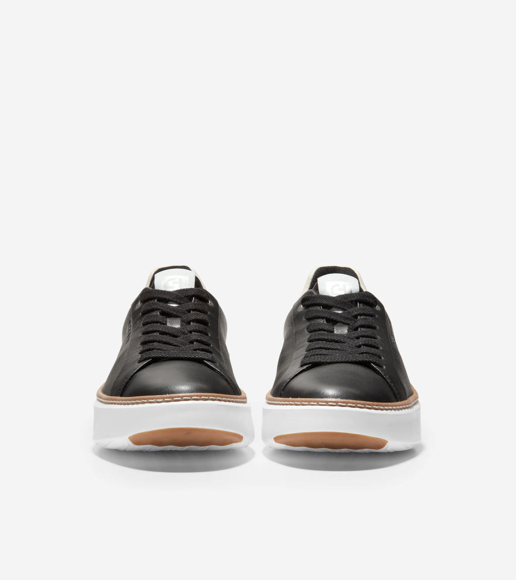 Women's GrandPrø Topspin Sneakers-Black-Optic White