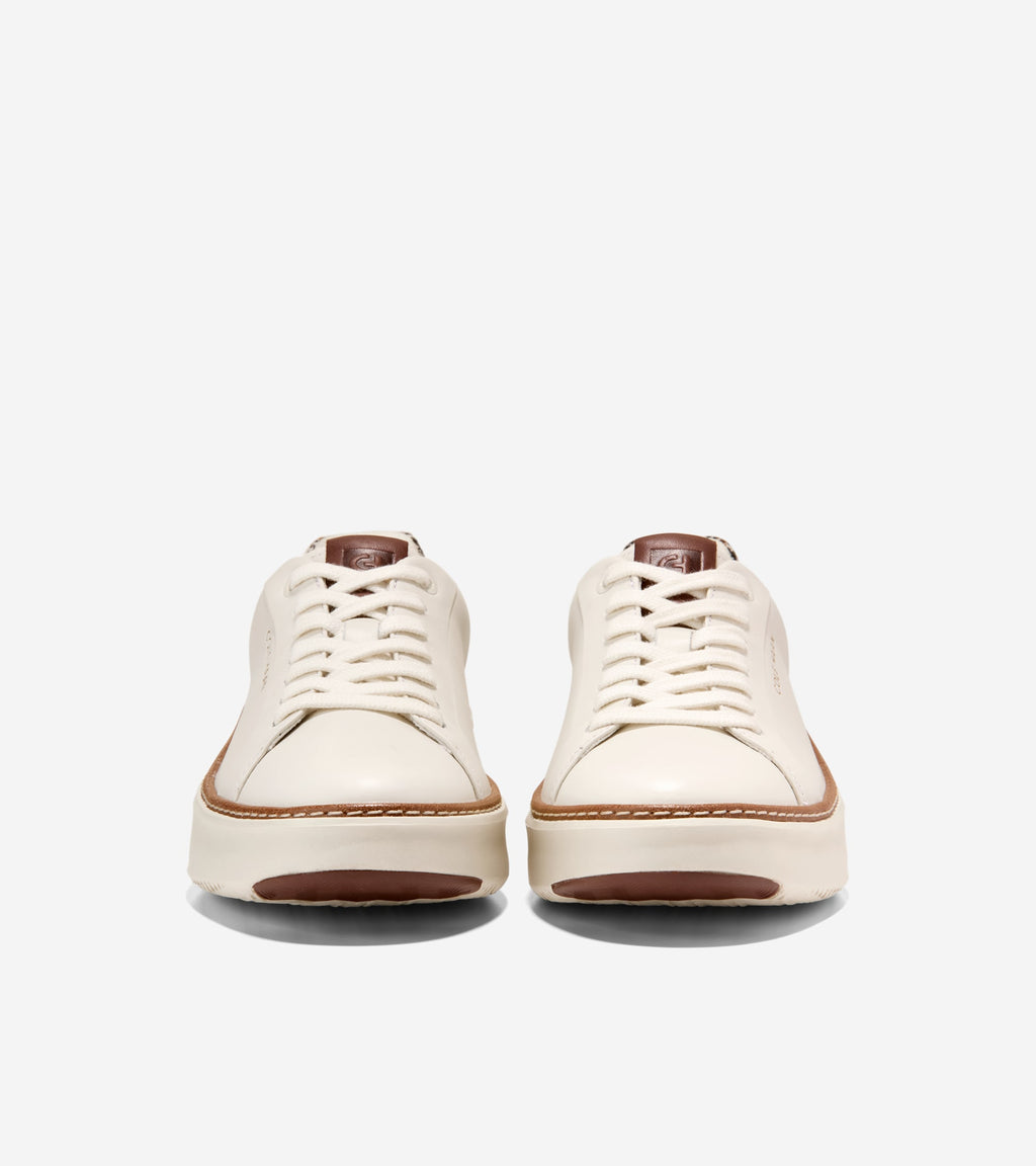 Women's GrandPrø Topspin Sneakers-Ivory-Neutral Plaid