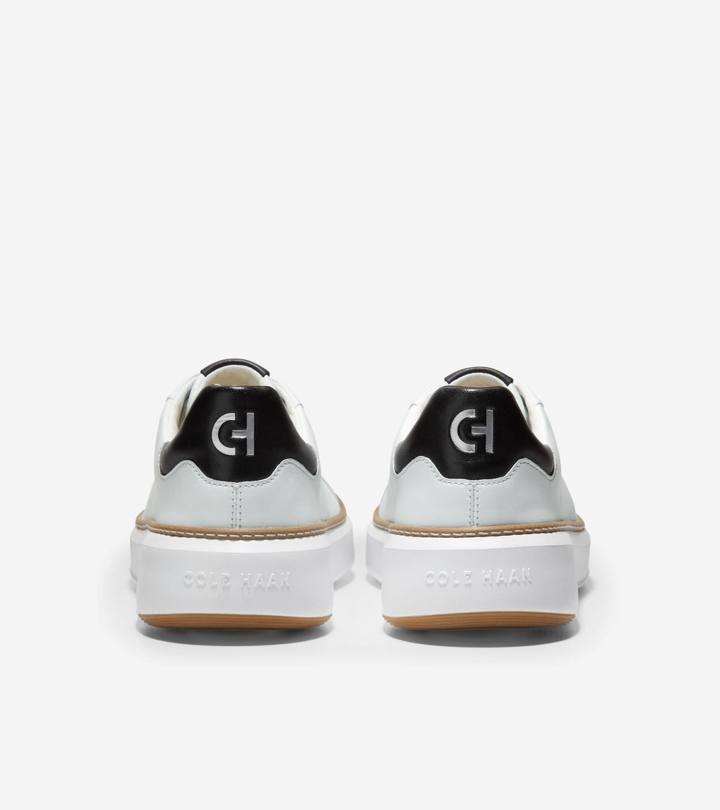Men's GrandPrø Topspin Sneakers-Optic White-Black