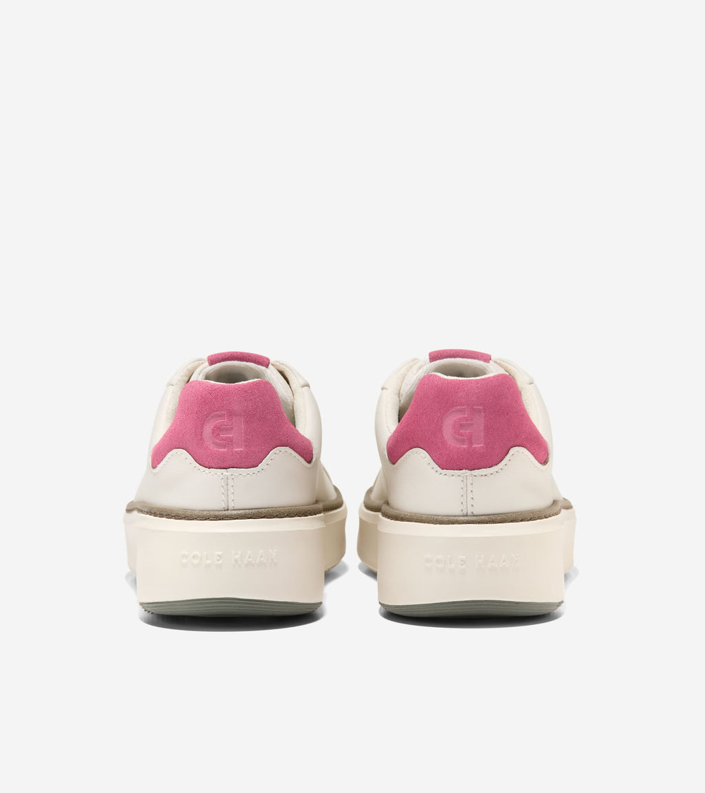 Women's GrandPrø Topspin Sneakers-Ivory-Rose Wine