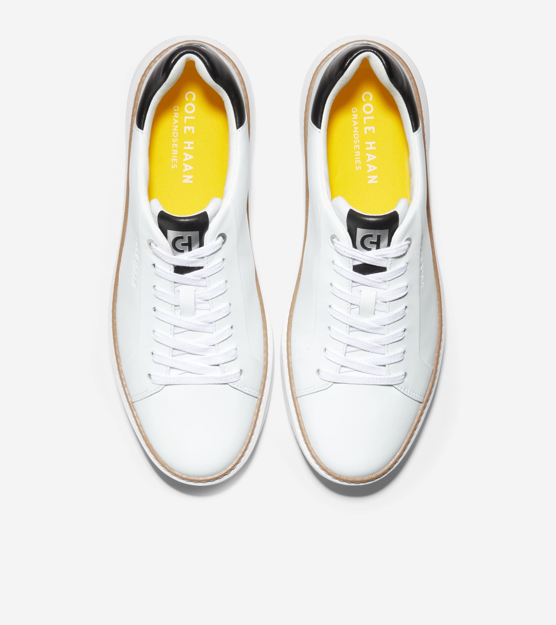 Men's GrandPrø Topspin Sneakers-Optic White-Black