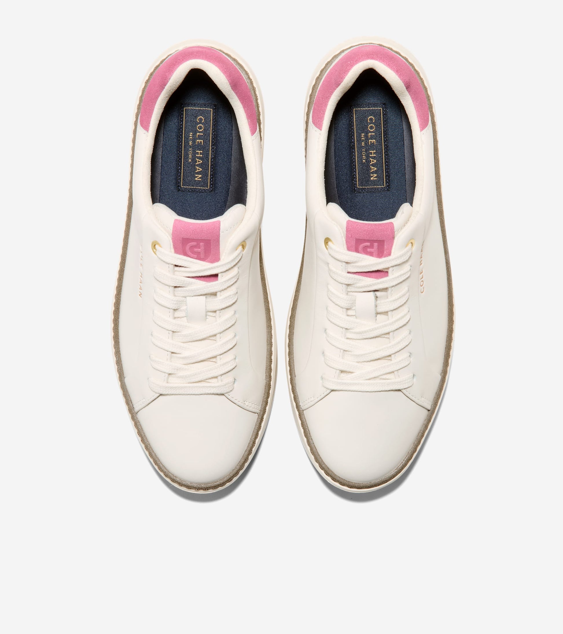 Women's GrandPrø Topspin Sneakers-Ivory-Rose Wine
