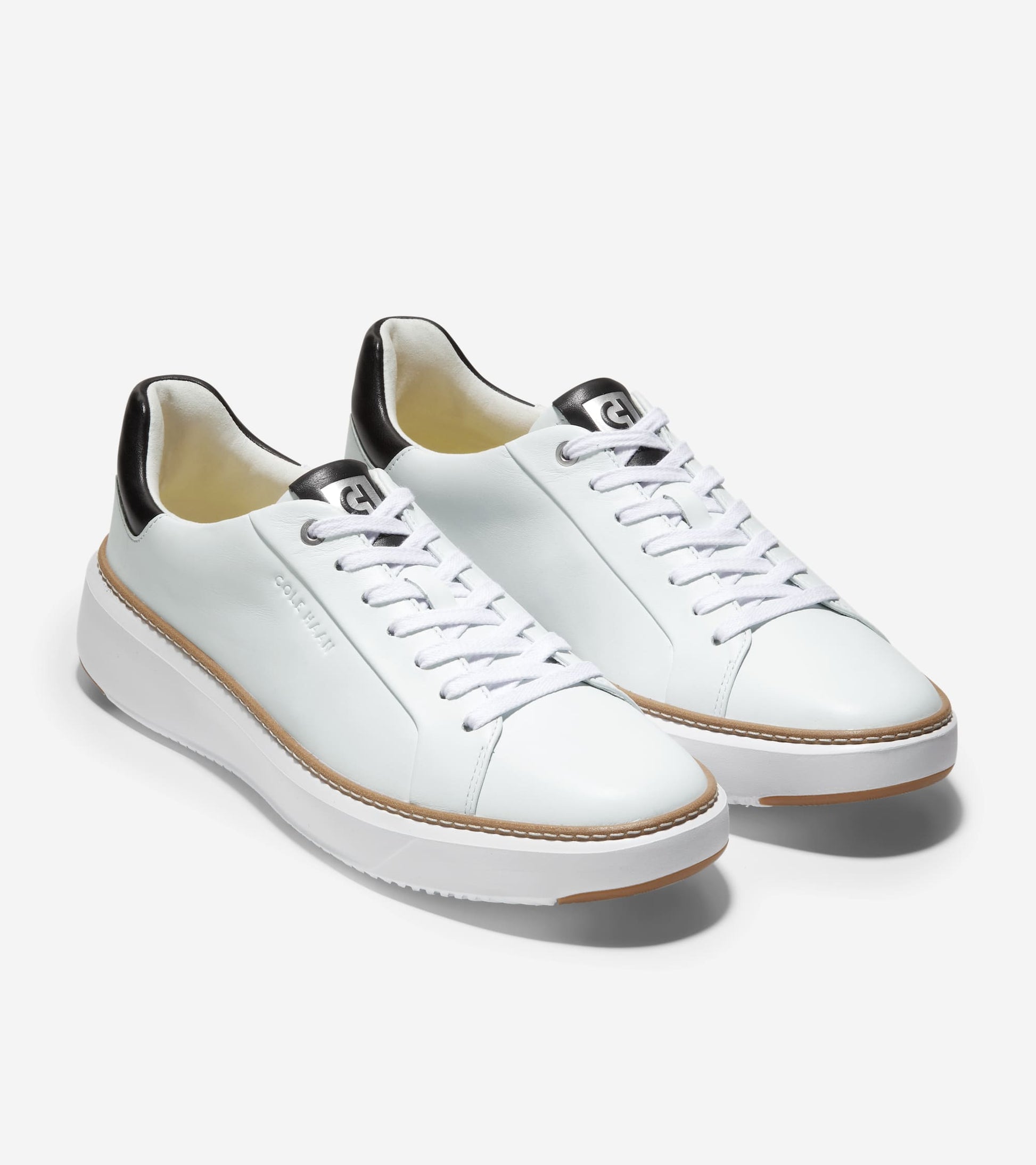 Men's GrandPrø Topspin Sneakers-Optic White-Black