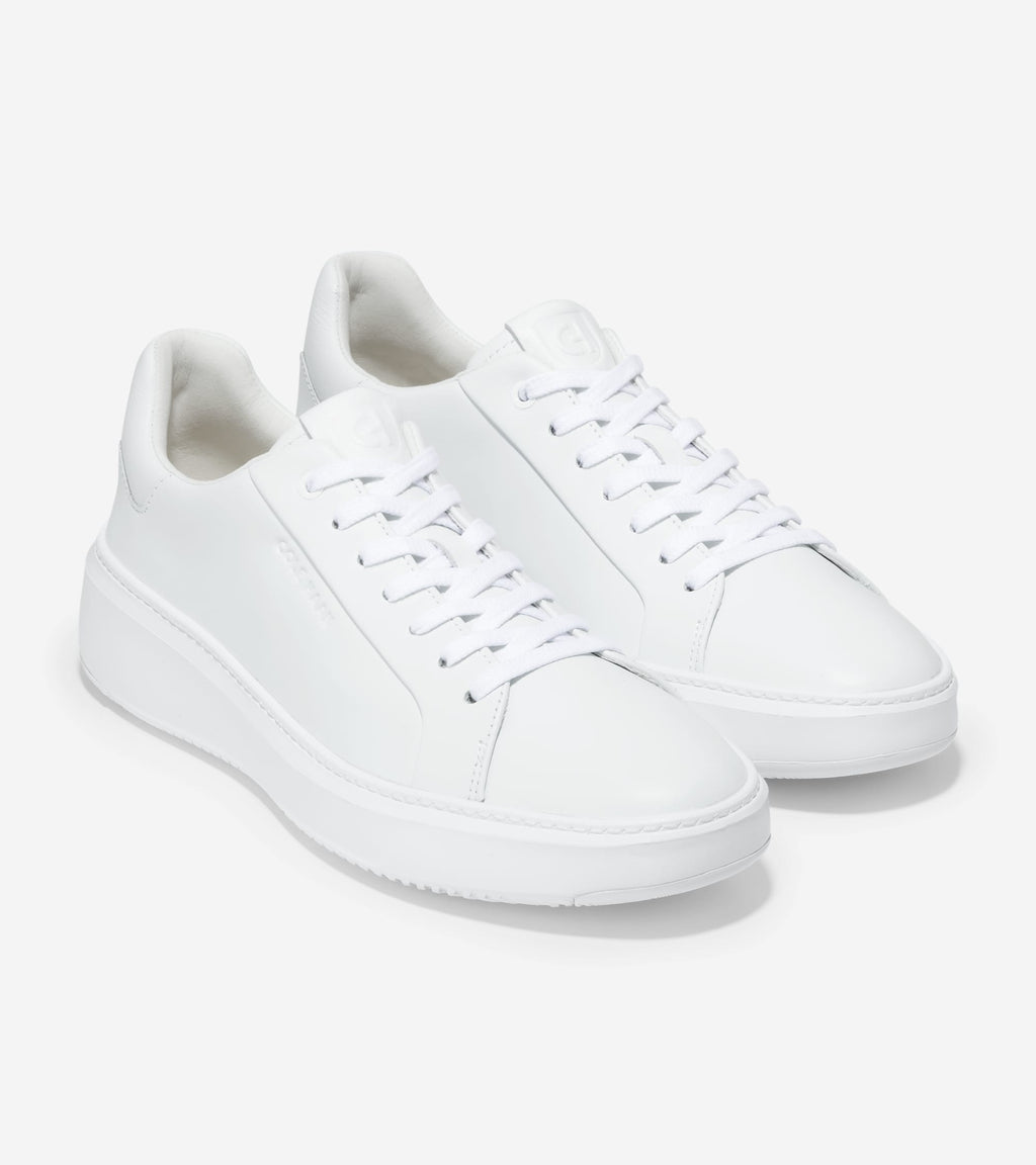 Men's GrandPrø Topspin Sneakers-Optic White