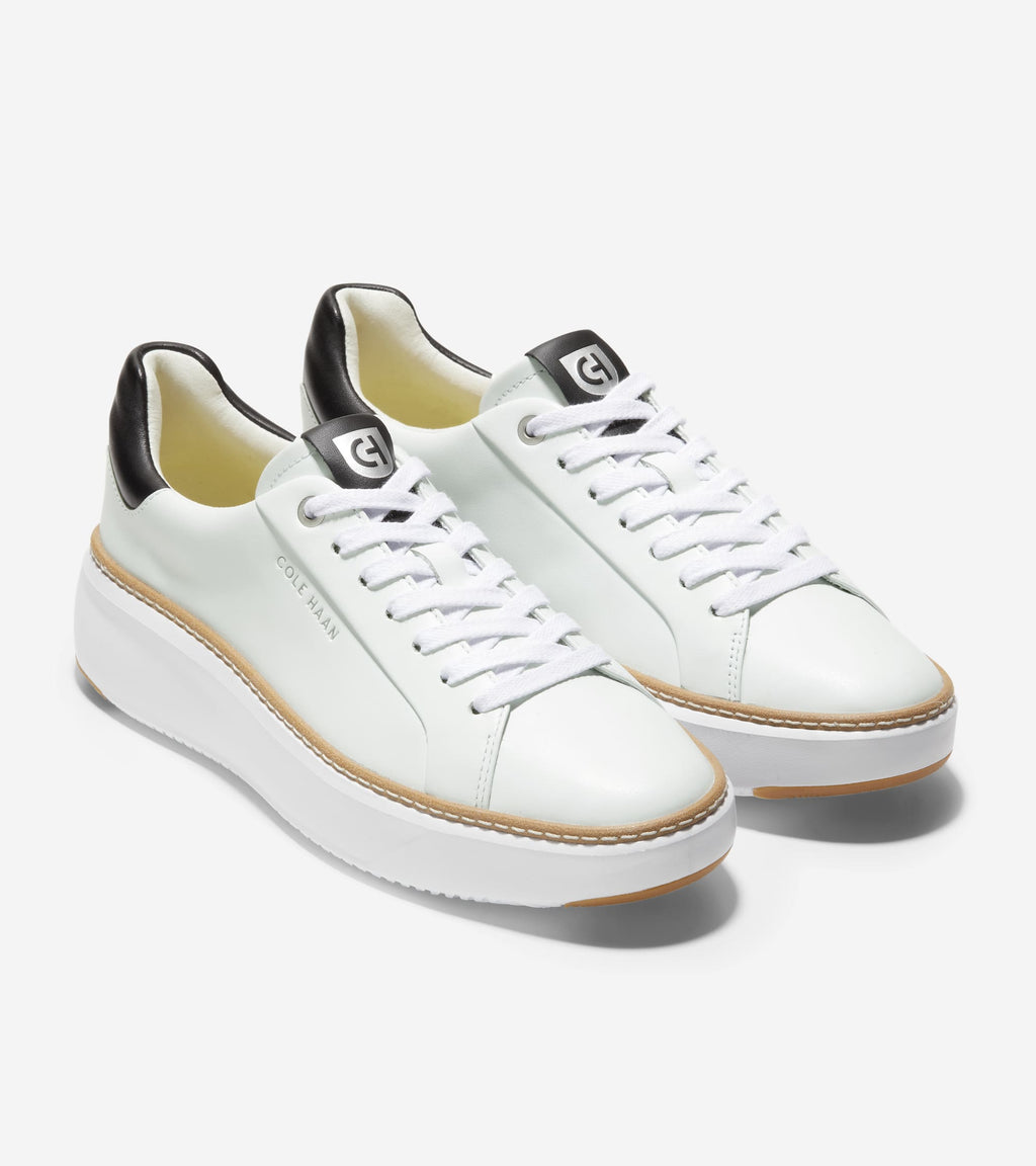 Women's GrandPrø Topspin Sneakers-Ivory-Black