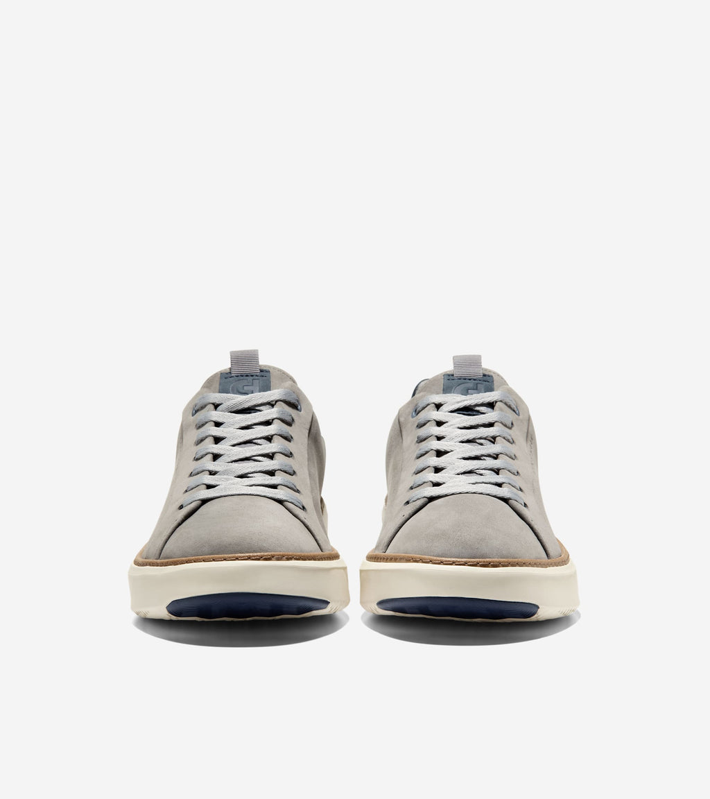 Men's GrandPrø Topspin Sneakers-Steel Gray-Navy Blazer-Ivory