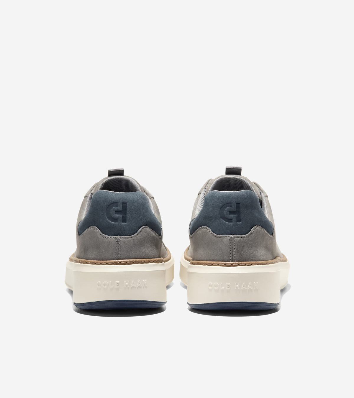 Men's GrandPrø Topspin Sneakers-Steel Gray-Navy Blazer-Ivory