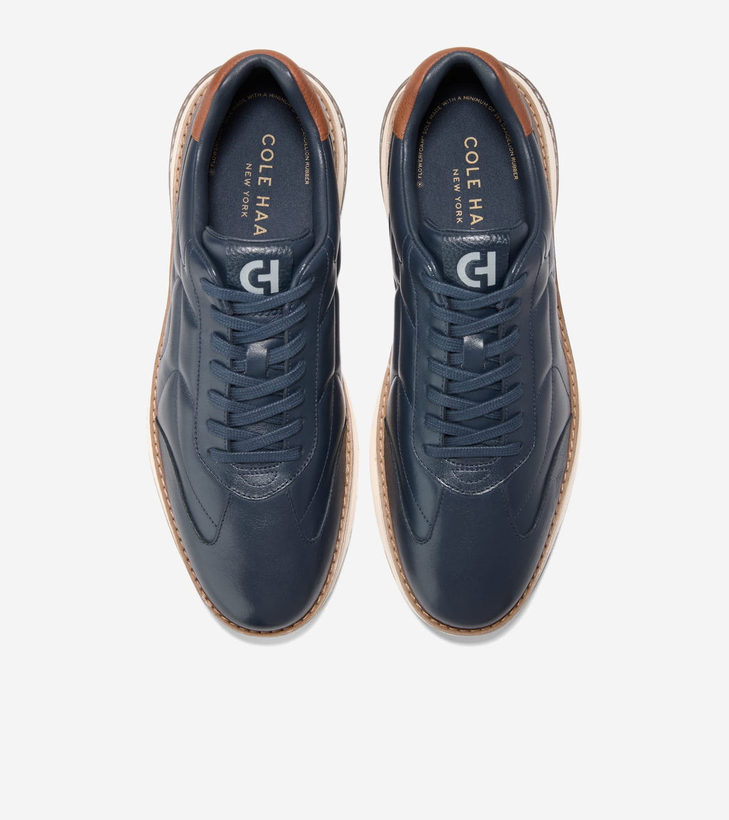 Men's GrandPrø Touchline Energyweave Sneaker-Navy Blazer-British Tan-Ivory
