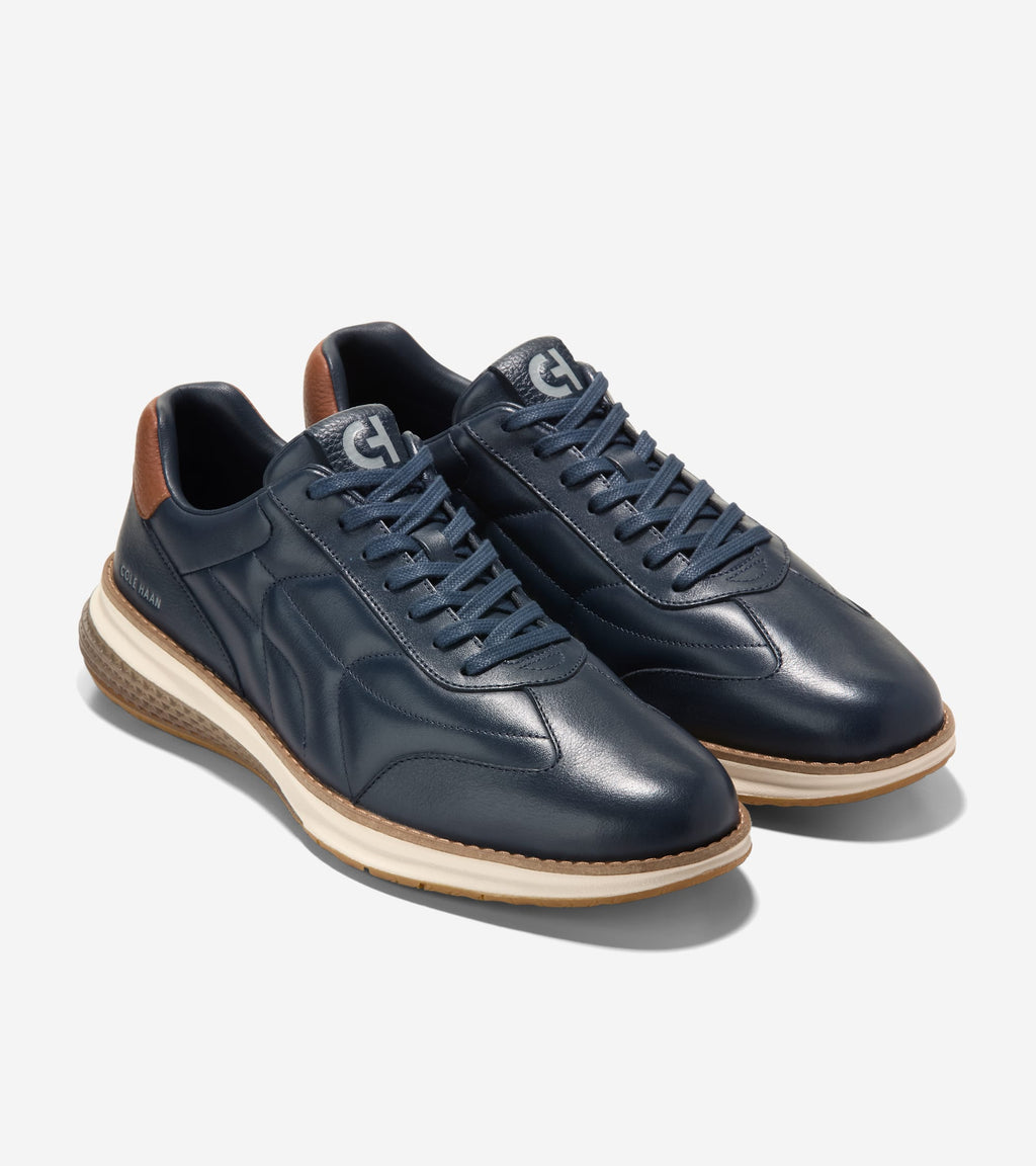 Men's GrandPrø Touchline Energyweave Sneaker-Navy Blazer-British Tan-Ivory