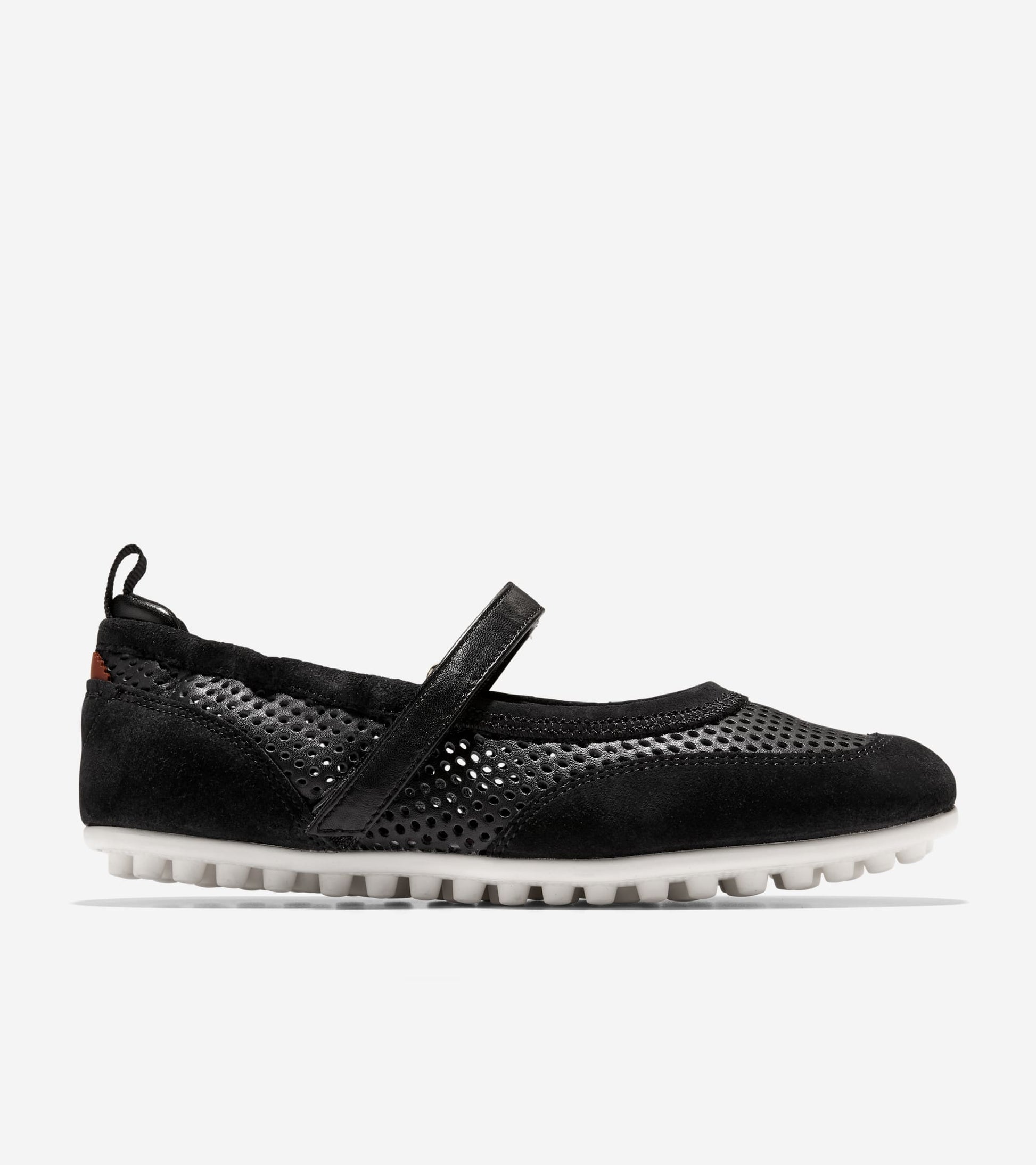Women's GrandPrø Travina Mary Jane Ballet Flats-Black