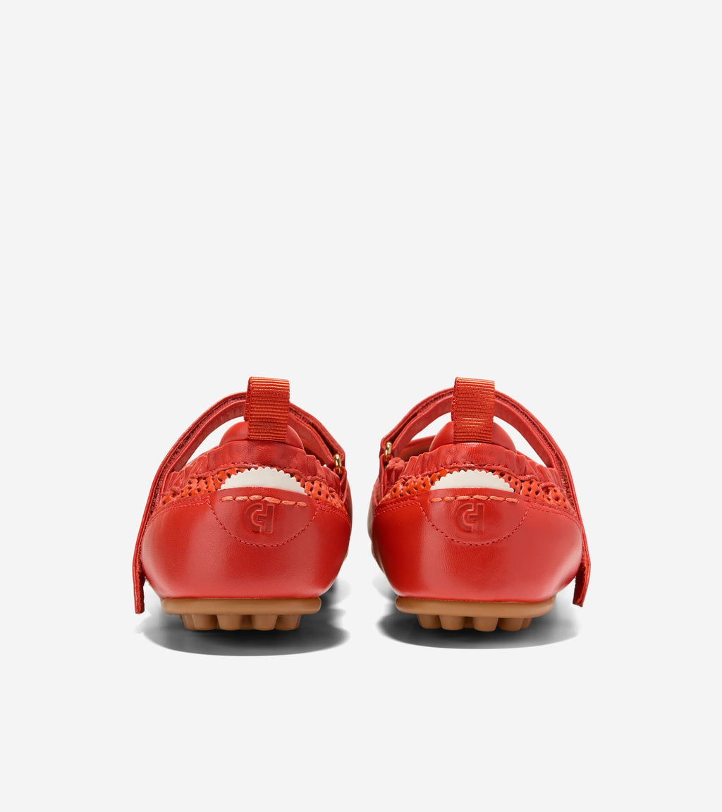 Women's GrandPrø Travina Mary Jane Ballet Flats-Summer Fig