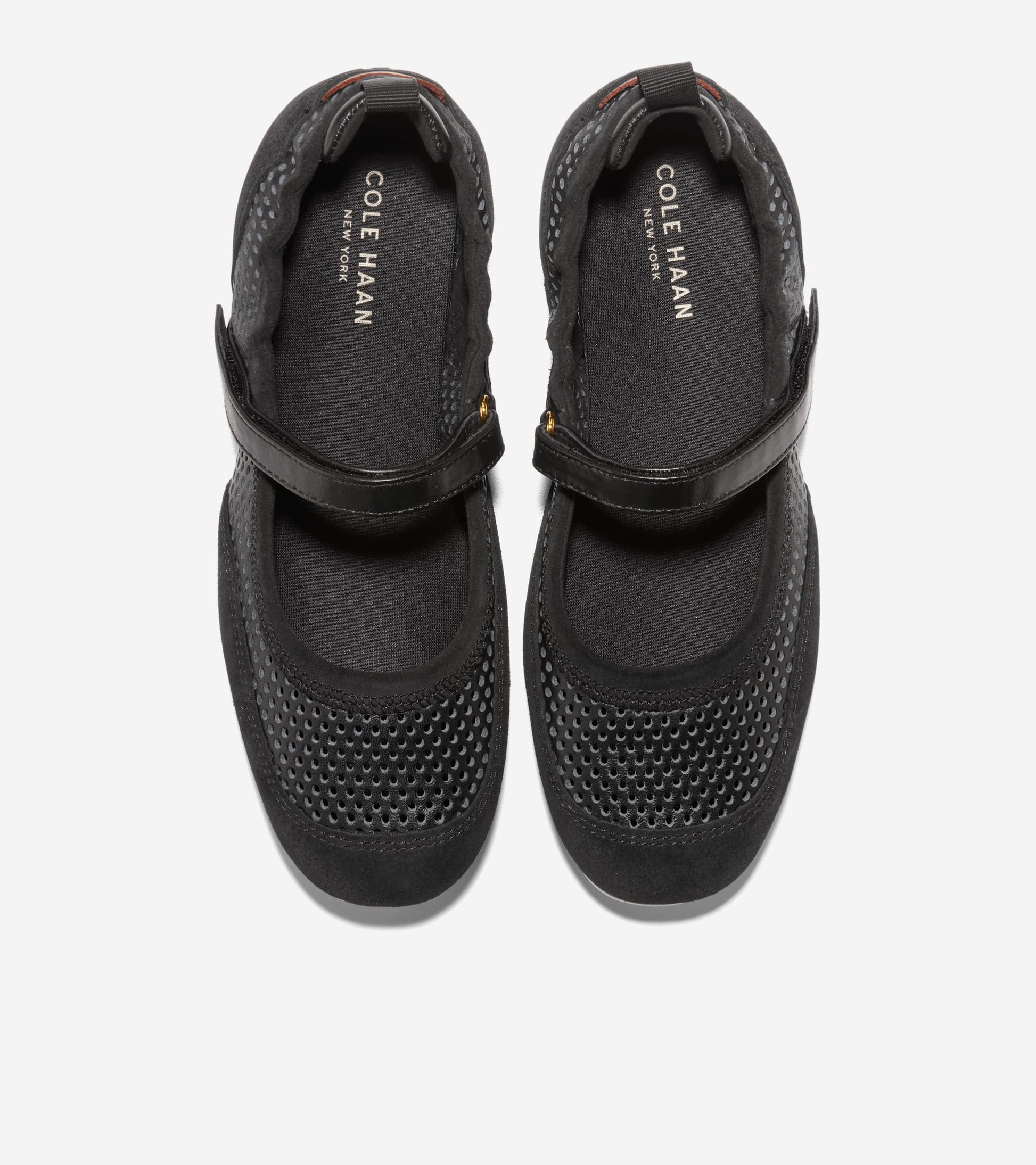 Women's GrandPrø Travina Mary Jane Ballet Flats-Black