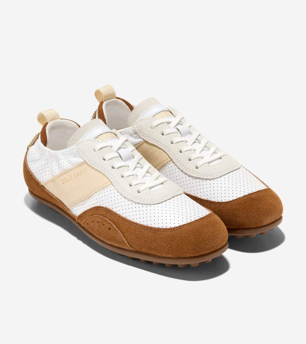 Women's GrandPrø Travina Sneakers-Tobacco-Vanilla-Powder