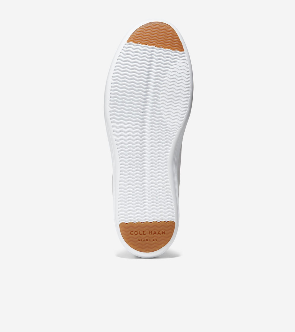 Women's Grand Crosscourt Sneakers-Optic White Leather