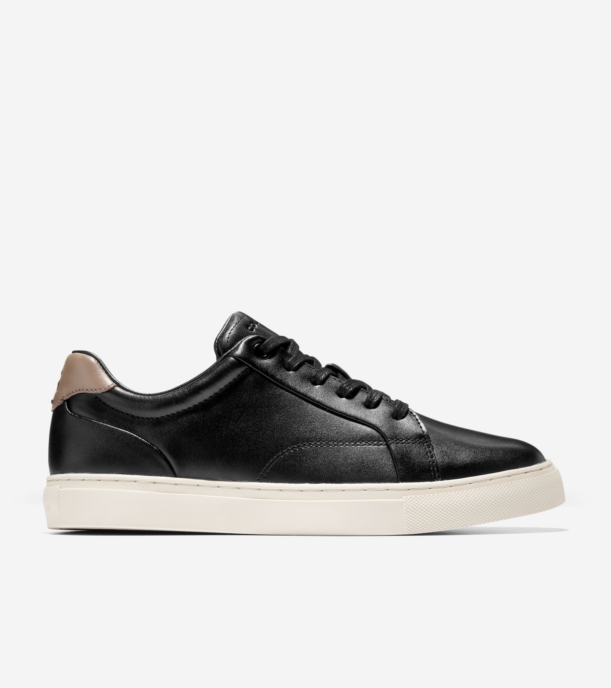 Men's Grand Kittery Court Sneakers-Black-Irish Coffee-Ivory