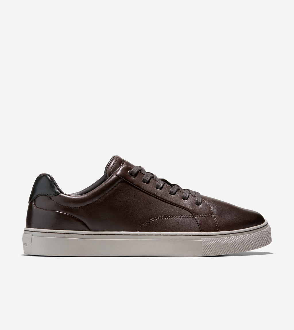 Men's Grand Kittery Court Sneakers-Dark Chocolate-Black-Paloma