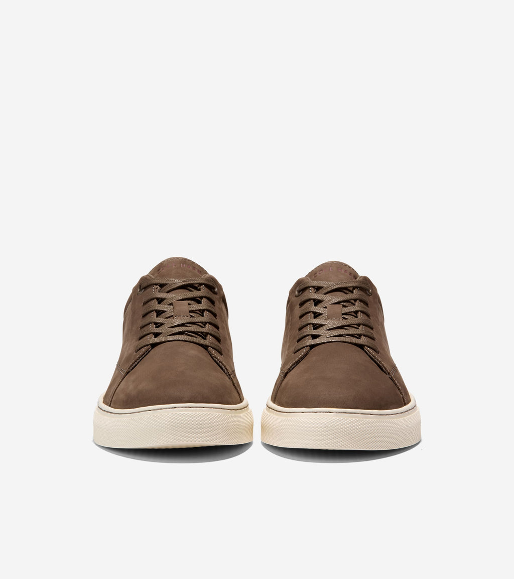 Men's Grand Kittery Court Sneakers-Truffle-Syrah-Ivory