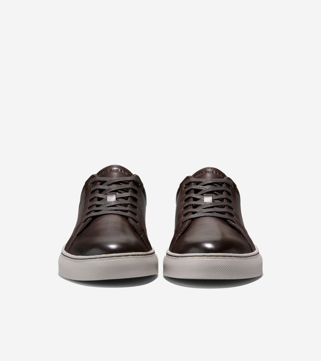 Men's Grand Kittery Court Sneakers-Dark Chocolate-Black-Paloma