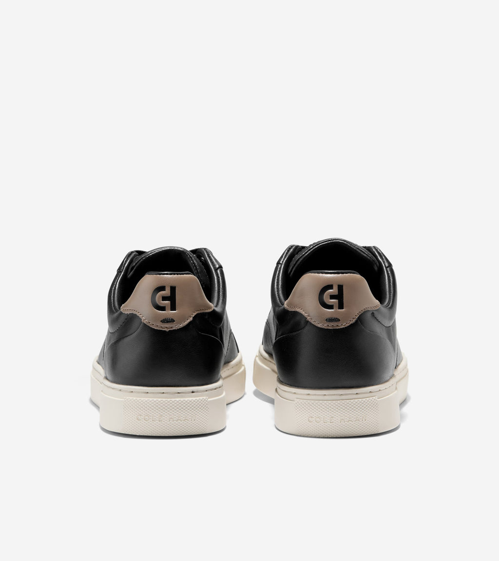Men's Grand Kittery Court Sneakers-Black-Irish Coffee-Ivory