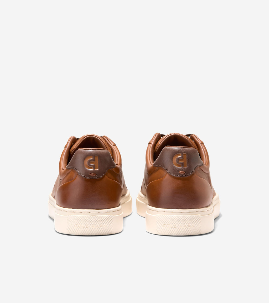 Men's Grand Kittery Court Sneakers-British Tan-Ivory